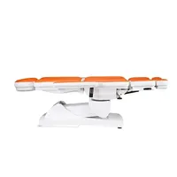 Table de massage professionnelle haut de gamme Orange personnalisable pour spa et salon, 4 moteurs, télécommande, couleurs disponibles