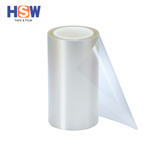 100um 8-12g PET Fluorosilicone Release Liner Medium-Light Release Embossed Clear for Adhesive Coating - Product Image 1