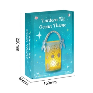 Kit de décoration de lanterne à thème océanique OEM, jouets lumineux, pour fille, cadeaux de la Saint-Valentin, jolie lampe de nuit DIY avec LED - Product Image 4