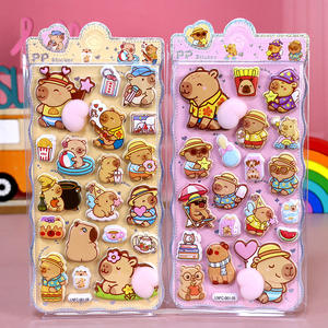 <span class=keywords><strong>Adesivi</strong></span> Decorativi per Bambini con <span class=keywords><strong>Unicorno</strong></span> Cartoonesco, Animali Carini 3D, Morbidi, con Musica, Antistress, <span class=keywords><strong>Adesivi</strong></span> Decompressione - Product Image 4