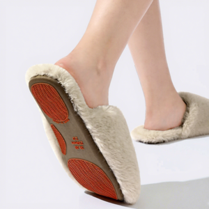 Pantofole Invernali da <span class=keywords><strong>Donna</strong></span> in Cotone Silenziose con Suola Antiscivolo in TPR, Morbide, Leggere e Calde per Interni, Casa e Maternità - Product Image 4