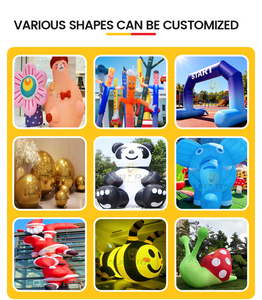 Mascotte publicitaire gonflable écologique et imperméable en forme de champignon, personnage de dessin animé, poupée mignonne, ornement animal - Product Image 2