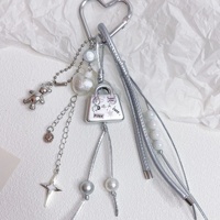 Nouveau porte-clés pendentif décoratif portable en métal tressé à la main pour sac, accessoires de mode