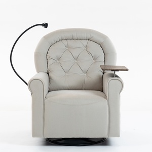 <span class=keywords><strong>Fauteuil</strong></span> de massage pivotant et à <span class=keywords><strong>bascule</strong></span> moderne <span class=keywords><strong>pour</strong></span> la maternité, idéal <span class=keywords><strong>pour</strong></span> salon, extérieur et appartement, avec plateau amovible et support téléphone - Product Image 1