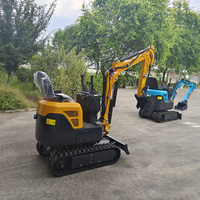 Mini-excavatrice sur chenilles de 1 tonne, moteur Euro5 EPA, nouvelle ferme chinoise Jiushan