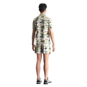 Camisa Hawaiana de Secado Rápido con Botones y Estampado Floral, Talla 2XL, para Playa, Verano, Tejido Transpirable, Manga Corta, Pantalones Cortos - Product Image 6