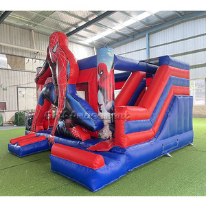 Location de structures gonflables pour fêtes : Château gonflable commercial <span class=keywords><strong>Spiderman</strong></span> Hpfburg avec souffleur d'air - Product Image 2
