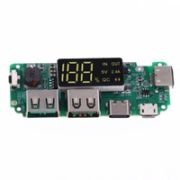 Module de charge pour batterie au lithium double USB 5V 2.4A Micro Type-C, protection contre les surcharges et les courts-circuits pour batterie 18650