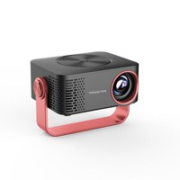 M60 [Nouvelle Vente Flash] Projecteur CRT Portable 1080P HD Léger pour Home Cinéma avec Projection d'Écran Mobile 3D Intégrée et WIFI