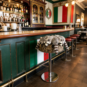 <span class=keywords><strong>Sgabello</strong></span> da Bar a Forma di Animale, Sedia Girevole con Sollevamento di Design Italiano, Arredamento di Lusso per Bancone Bar - Product Image 3