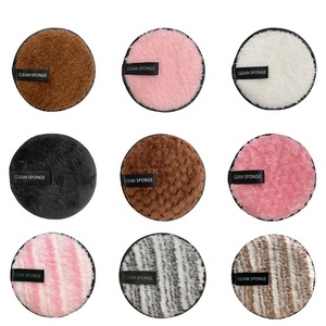 Pas Cher En Gros Coton Nettoyage Du Visage Double Face Propre Décharge Maquillage Poudre Dissolvant Éponge Bouffée - Product Image 2