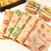 Kertas Minyak Silikon Anti Lengket Sekali Pakai Tahan Panas 40gsm, Kertas Minyak Anti Lengket untuk Memanggang, Food Grade