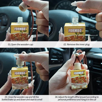 Diffuseur de parfum liquide suspendu pour voiture, 5 senteurs, longue durée, multi-usages, taille standard, design moderne et élégant, personnalisable