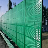 Barrière acoustique en acier galvanisé pour autoroute, barrière anti-bruit extérieure, mur acoustique insonorisant pour la réduction du bruit des routes, des ponts et des viaducs