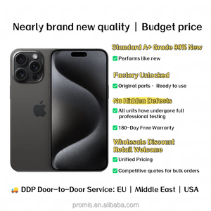 Wholesale Unlocked <strong>iPhone</strong> 15 <strong>Pro</strong> <strong>Max</strong> Black Titanium <strong>256GB</strong> Original iOS Smartphone High Performance Mobile Phone Reseller Bulk - Product Image 6