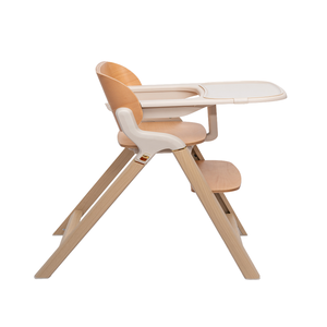 Chaise haute pour bébé en bois réglable en hauteur, chaise haute pour nourrissons et tout-petits <span class=keywords><strong>avec</strong></span> table à manger - Product Image 4