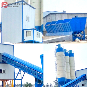 Planta Mezcladora de Concreto Eléctrica HZS120 Jianxin, Controlada por PLC, con Motor, Silo de Polvo, 120m/h de Alta Eficiencia, Certificación CE - Product Image 5