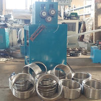 Machine automatique de roulage de tuyaux en spirale, équipement électrique de cintrage de tubes, de pliage et de formage de tuyaux ronds