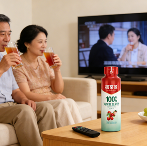 Jus de pomme de merisier 100% pur YuTangYuan 300ML sans sucre, ne augmente pas la glycémie, boisson concentrée, collation, HALAL, en bouteilles - Product Image 6