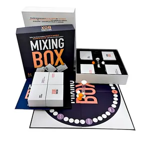 Профессиональный производитель настольных игр, индивидуальный дизайн логотипа и коробка для смешивания для вашей уникальной игры