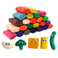 12 couleurs enfants jouets en gros pâte à modeler en argile douce pâte à modeler ultra légère argile à l'air sec créatif bricolage artisanat pâte à modeler