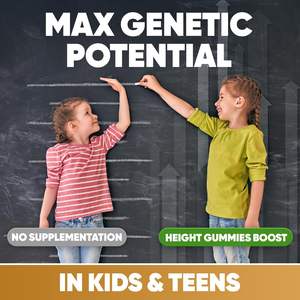 Aumento de la altura Vitamina Gummies Calcio 100mg Magnesio Glicinato 30mg Zinc Ashwagandha Vitamina K2 D3 25mg - Product Image 6