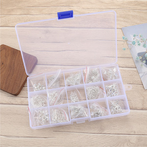 Kit de fabrication de bijoux en or, formes variées, accessoires métalliques pour la création de boucles d'oreilles, lot de 120 pièces - Product Image 4
