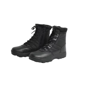 <span class=keywords><strong>Botas</strong></span> Tácticas de Cuero Impermeables Personalizadas al por Mayor con Caña Alta para Trabajadores al Aire Libre - Product Image 1