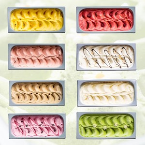 Base in Polvere Premiscelata per Sorbetto alla Frutta Senza Lattosio con Purea di Frutta, Zucchero e Acqua per Preparare Gelato - Product Image 1