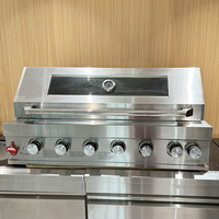 Parrilla de Gas para Barbacoa de Acero Inoxidable, Diseño que Libera la Creatividad Culinaria, Parrilla para Exteriores