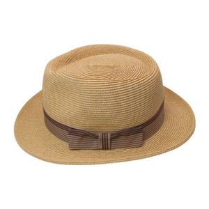 Chapeau de paille Fedora style britannique unisexe, idéal pour le printemps et l'été, protection solaire décontractée – Meilleure vente - Product Image 5