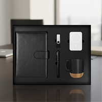 Ensemble cadeau d'entreprise CARDSILK, ensemble cadeau de carnet en cuir PU avec couverture de stylo, planificateur multifonctionnel pour le bureau d'entreprise, l'école, personnalisé