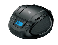 Reproductor de CD portátil de carga superior con reproducción USB y Radio FM estéreo Pantalla LCD y altavoz para entretenimiento en movimiento