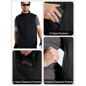 Chaleco de Golf Ligero para Hombre FOXA, Chaqueta sin Mangas Cortavientos, para Correr, Ciclismo, Senderismo, Todas las Temporadas - Product Image 6