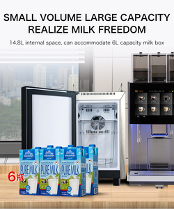 220V 50Hz 6L Stainless Steel Mini Refrigerator with <b>Milk</b> <b>Box</b> for Coffee Machine 220W 2-8C - Product Image 4