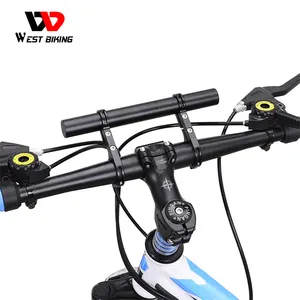 WEST BIKING Light Giá Đỡ Điện Thoại Xử Lý Phụ Kiện Xe Đạp Khung Xe Đạp Đôi Mở Rộng Đa Chức Năng Tay Cầm Xe Đạp Extender