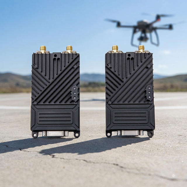 Foxtech VDLINK COFDM 30km Long Range Video Data Transmission System Video Data Link for UAV Drone Industrial Applications