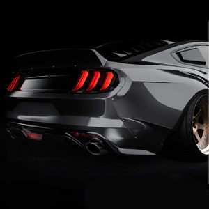 Nuove Luci Posteriori a LED per Passeggeri Anchi Mustang 2015-2023 con Indicatori di Direzione Sequenziali Ambra/Rossi (5 Modalità) e Lente Fumé Oscurata 12V DC - Product Image 2