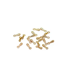 2404 DIY Alloy Accessories Wholesale Tail chain/Extension Finishing Drop Small Pendant 2*7mm - pack 1000 pieces
