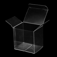 Boîtes en plastique recyclables, petites boîtes de rangement en PVC, PET, PP transparentes, boîtes cadeaux étanches avec couvercle pour bijoux, cadeaux de fête