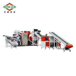 500-700 kg/h 99% Sortierquote Recyclingmaschine Coper und Kunststoff-Scheidemaschine Kupferdraht Granulator Schrott-Metall-Schredder