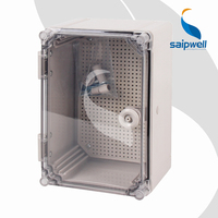 NEMA 4X Outdoor IP66 ABS Control Wall Mounted Panel Box 300*200*160mm Waterproof Clear Lid Electronics Instrument Enclosures"