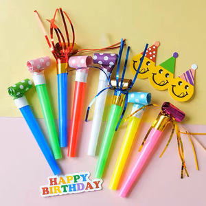 Whistling Dragon Party Horn Plastic 6 Color Birthday Cheer Props Trending - Product Image 2