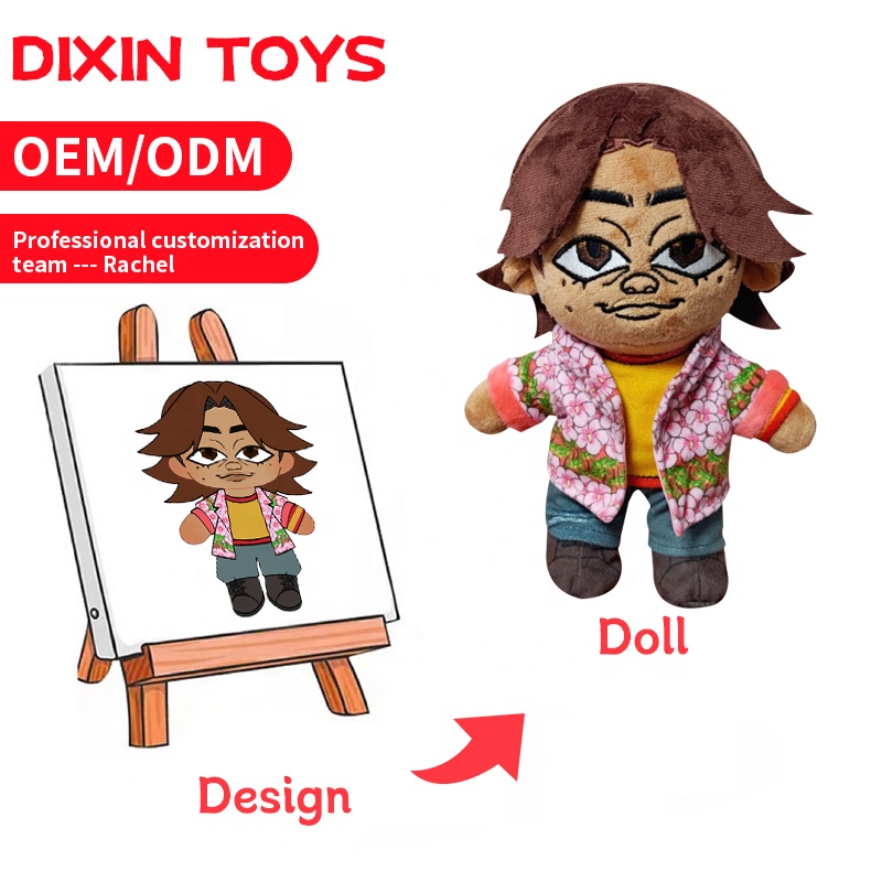 CPC CE No Moq Custom Plushie Plush Figure Toys Manufacturer Custom Made Dolls Soft Stuffed Personalized Custom Plush Toy