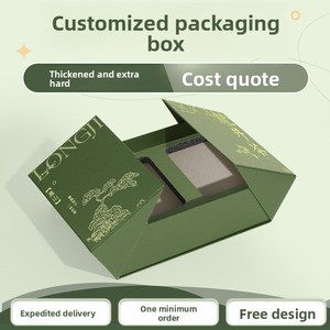 Caja de cartón para embalaje de productos, caja de cartón blanca, caja ciega, caja vacía personalizada, caja plegable con tapa de cielo y tierra, caja de regalo - Product Image 1