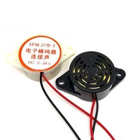 Sirène d'alarme ZYSY Stock SFM-27 à haut niveau sonore, son continu, 3V-24V CC, étanchéité IP54, antivol, sécurité domestique, soudage