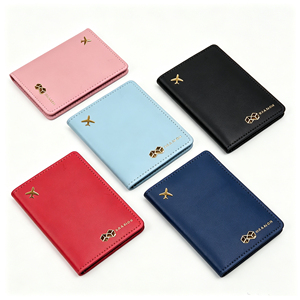 Durable Passport <b>Card</b> <b>Holder</b> <b>Wallet</b> <b>for</b> Men Scratch-Resistant ID Travel Document Organizer with Zipper Pocket - Product Image 1
