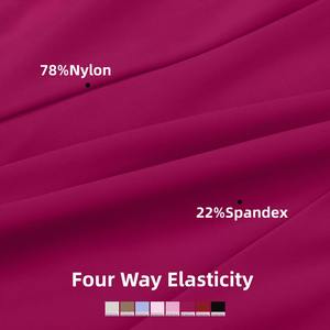 YISHENHON Vネック速乾性スポーツテニススーツ空のAラインスカートアンチグレア運動ランニングフィットネステニスセット - Product Image 2