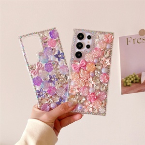 Funda Protectora para Teléfono Móvil con Cristales de Diamantes 3D de Primera Calidad para Samsung S25 S24 S23 S22 Plus Ultra - Product Image 2