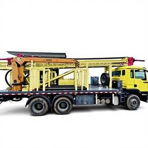 Foreuse mobile diesel montée sur camion <span class=keywords><strong>de</strong></span> 300 m pour entrepreneurs et concessionnaires – Puits d'eau et forage minier - Product Image 1